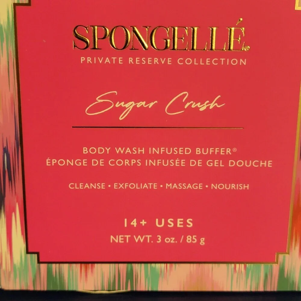 Spongelle Sugar Crush Body Wash Sponge 3 Oz